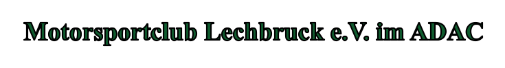 Motorsportclub Lechbruck e.V. im ADAC