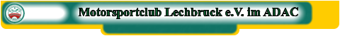 Motorsportclub Lechbruck e.V. im ADAC