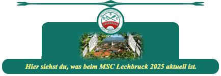 Hier siehst du, was beim MSC Lechbruck 2025 aktuell ist.