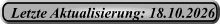 Letzte Aktualisierung: 18.10.2026