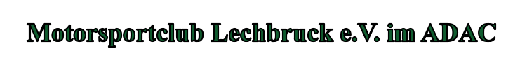 Motorsportclub Lechbruck e.V. im ADAC
