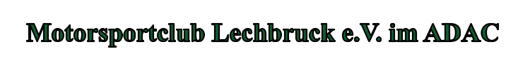 Motorsportclub Lechbruck e.V. im ADAC